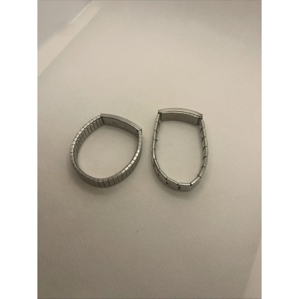 MENS SPEIDEL ID MEDILOG MEDICAL ALERT SILVER STRETCH BRACELET & Extra